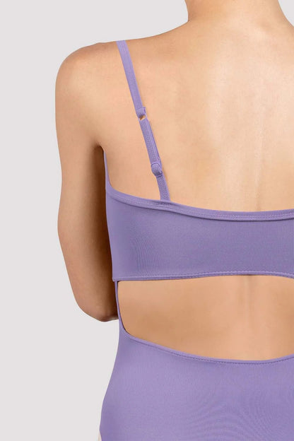 Bloch Ladies Emi Cut Out Camisole Leotard - Lavender - THE COLLECTIVE DANCEWEARBloch Ladies Emi Cut Out Camisole Leotard - LavendermLeotardTHE COLLECTIVE DANCEWEAR