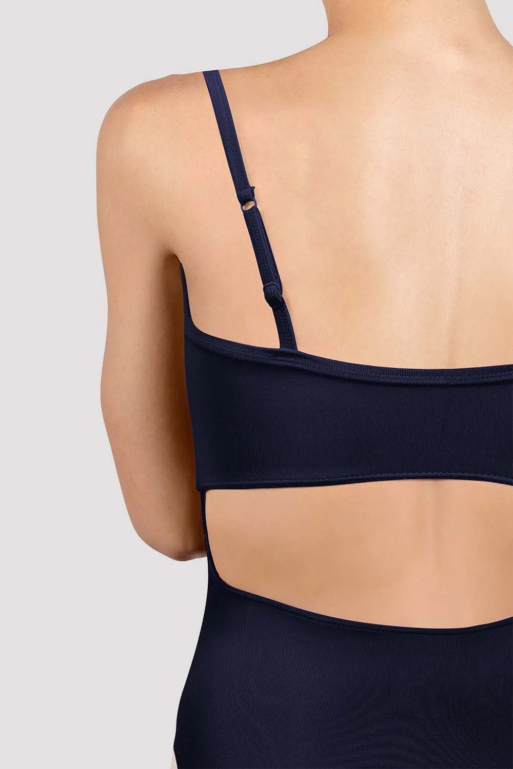 Bloch Ladies Emi Cut Out Camisole Leotard - Navy - THE COLLECTIVE DANCEWEARBloch Ladies Emi Cut Out Camisole Leotard - NavymLeotardTHE COLLECTIVE DANCEWEAR