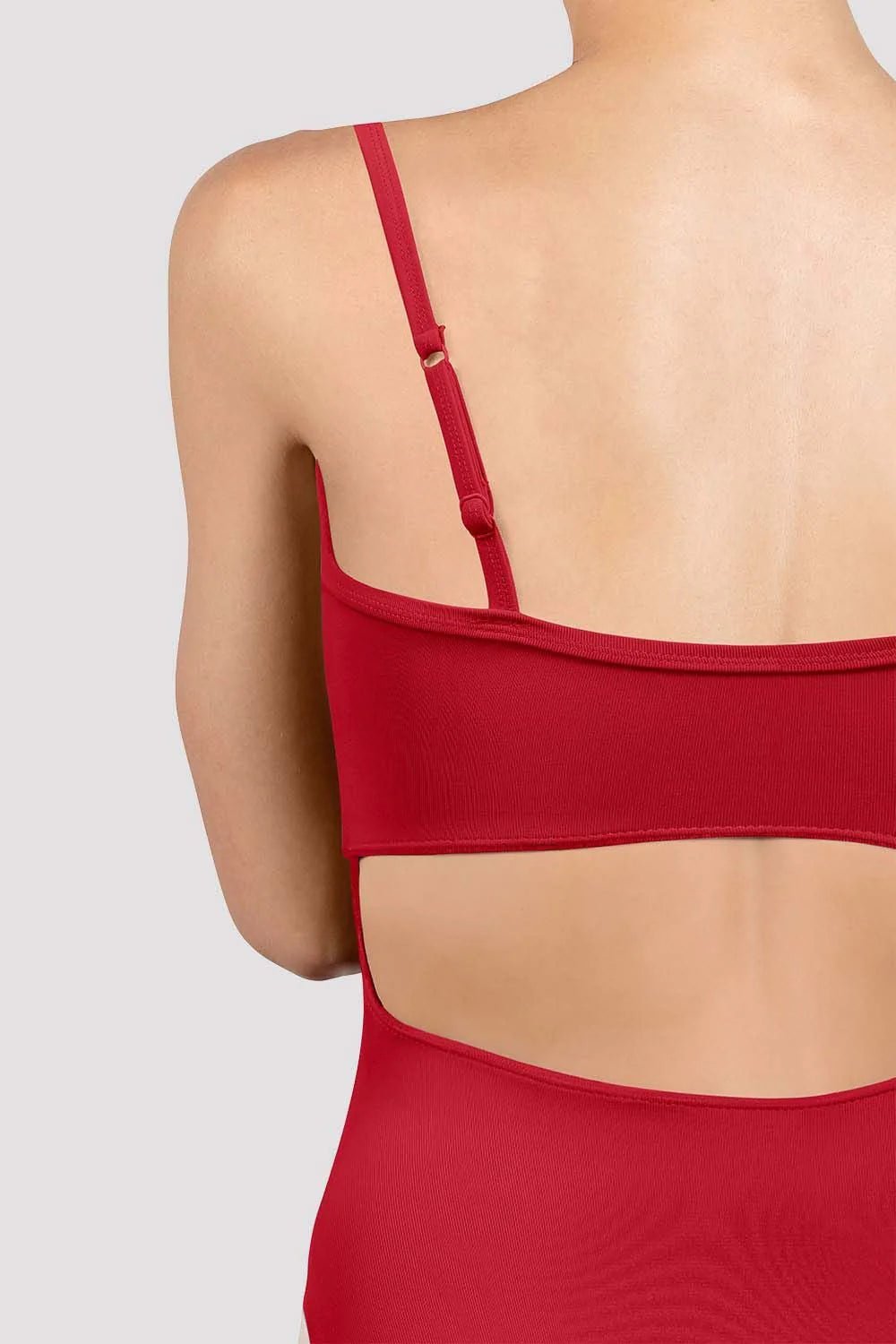 Bloch Ladies Emi Cut Out Camisole Leotard - Red - THE COLLECTIVE DANCEWEARBloch Ladies Emi Cut Out Camisole Leotard - RedmLeotardTHE COLLECTIVE DANCEWEAR