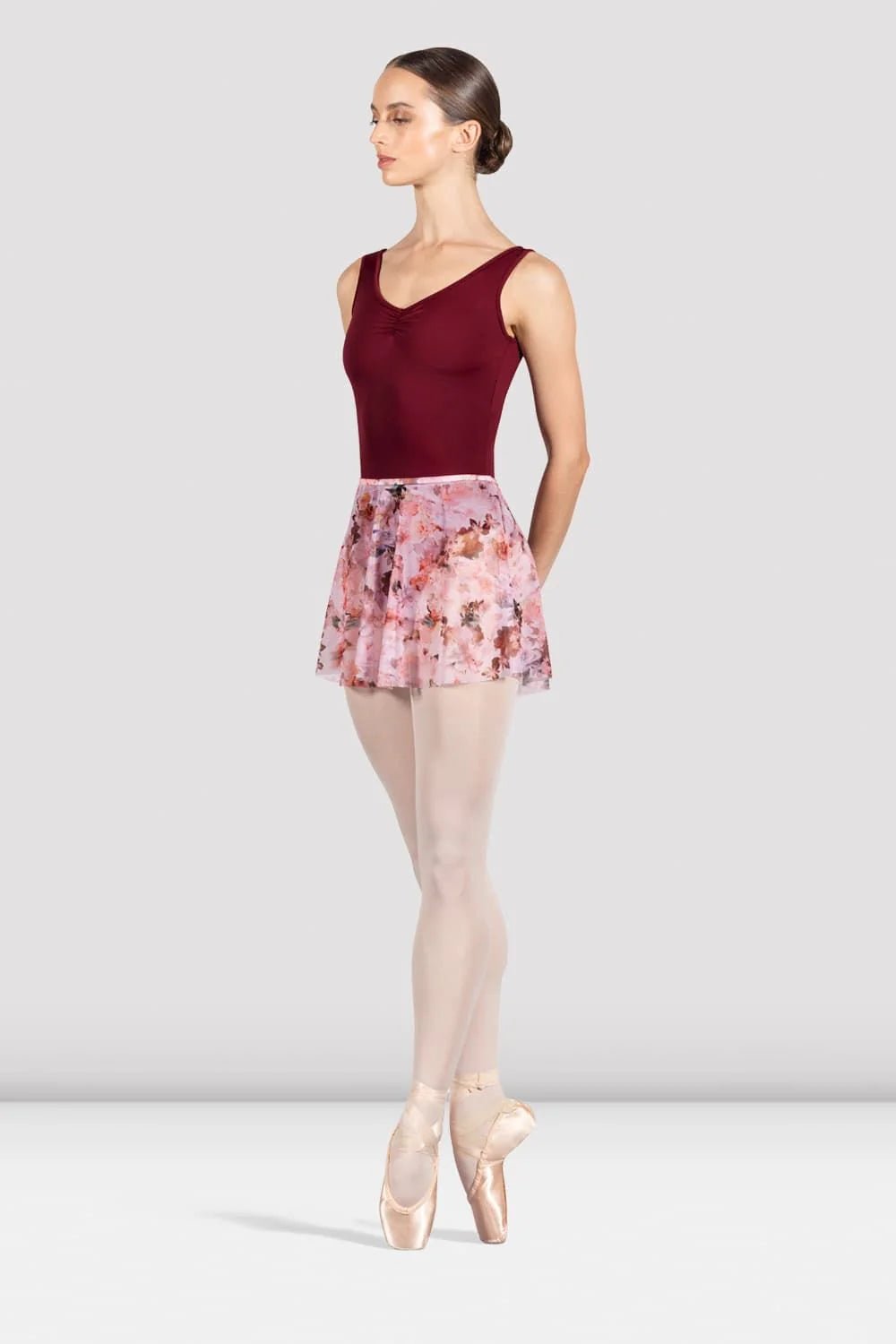 Bloch Ladies Floral Printed Skirt - Laurel Mist - THE COLLECTIVE DANCEWEARBloch Ladies Floral Printed Skirt - Laurel MistmSkirtTHE COLLECTIVE DANCEWEAR