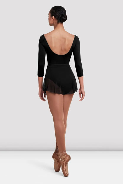 Bloch Ladies Jaye Mesh Skirt - Black - THE COLLECTIVE DANCEWEARBloch Ladies Jaye Mesh Skirt - BlackmSkirtTHE COLLECTIVE DANCEWEAR