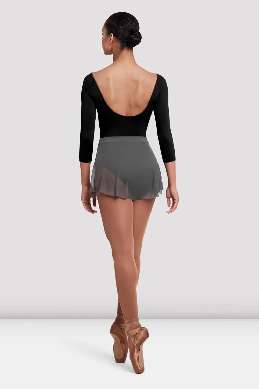 Bloch Ladies Jaye Mesh Skirt - Grey - THE COLLECTIVE DANCEWEARBloch Ladies Jaye Mesh Skirt - GreymSkirtTHE COLLECTIVE DANCEWEAR