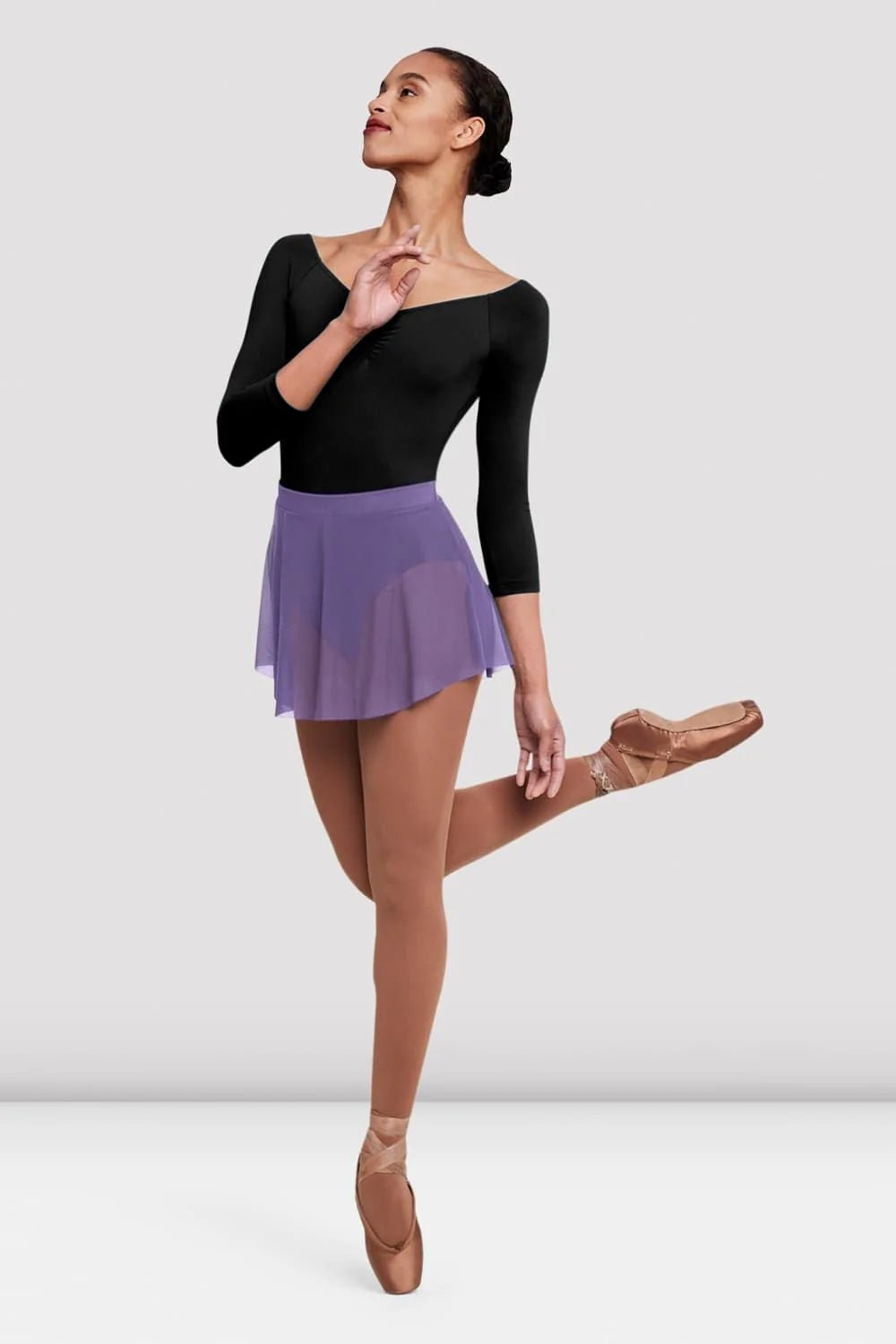 Bloch Ladies Jaye Mesh Skirt - Lavender - THE COLLECTIVE DANCEWEARBloch Ladies Jaye Mesh Skirt - LavendermSkirtTHE COLLECTIVE DANCEWEAR