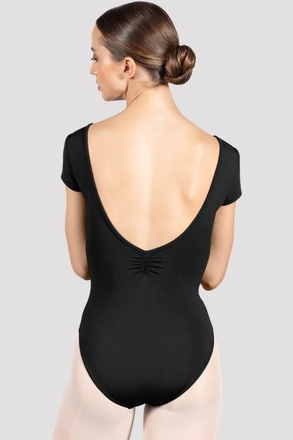 Bloch Ladies Penny Cap Sleeve Leotard - Black - THE COLLECTIVE DANCEWEARBloch Ladies Penny Cap Sleeve Leotard - BlackmLeotardTHE COLLECTIVE DANCEWEAR