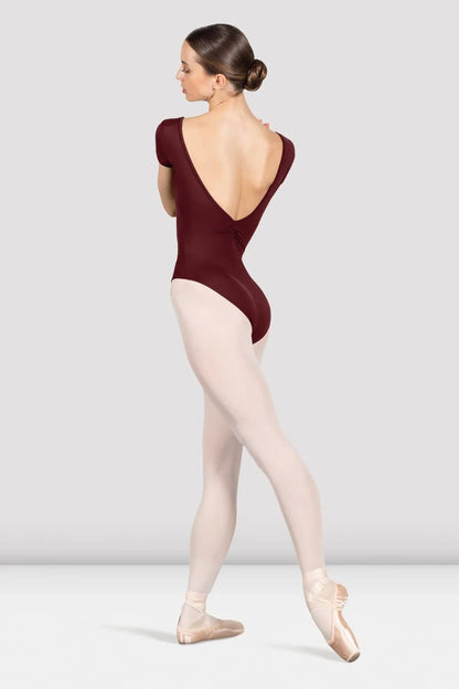Bloch Ladies Penny Cap Sleeve Leotard - Burgundy - THE COLLECTIVE DANCEWEARBloch Ladies Penny Cap Sleeve Leotard - BurgundymLeotardTHE COLLECTIVE DANCEWEAR