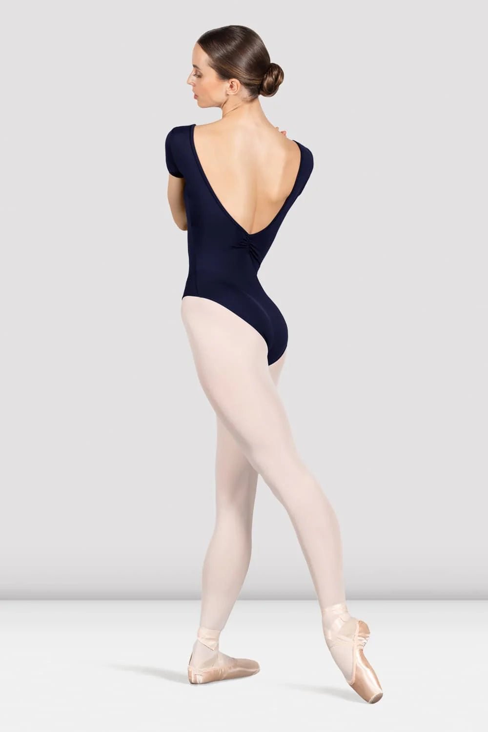 Bloch Ladies Penny Cap Sleeve Leotard - Navy - THE COLLECTIVE DANCEWEARBloch Ladies Penny Cap Sleeve Leotard - NavymLeotardTHE COLLECTIVE DANCEWEAR