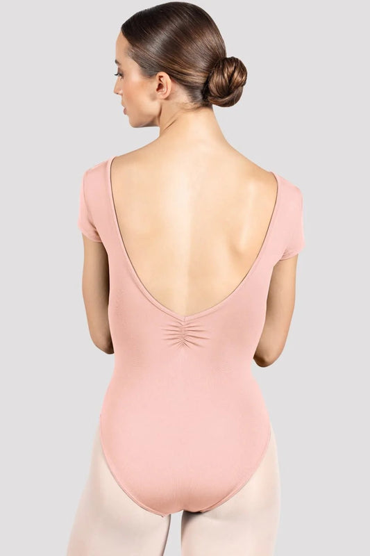 Bloch Ladies Penny Cap Sleeve Leotard - Pink - THE COLLECTIVE DANCEWEARBloch Ladies Penny Cap Sleeve Leotard - PinkmLeotardTHE COLLECTIVE DANCEWEAR