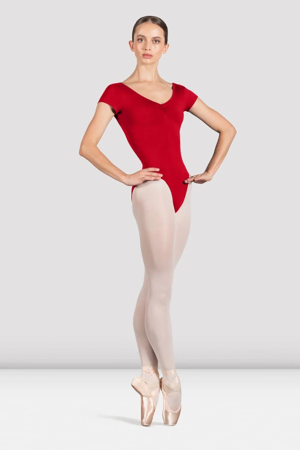 Bloch Ladies Penny Cap Sleeve Leotard - Red - THE COLLECTIVE DANCEWEARBloch Ladies Penny Cap Sleeve Leotard - RedmLeotardTHE COLLECTIVE DANCEWEAR