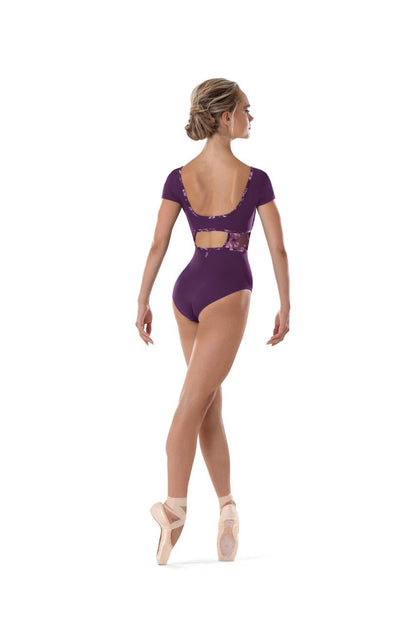 Bloch Mia Mesh Cap Sleeve Floral Bust - Elegance Purple - THE COLLECTIVE DANCEWEARBloch Mia Mesh Cap Sleeve Floral Bust - Elegance Purple#mLeotardTHE COLLECTIVE DANCEWEAR