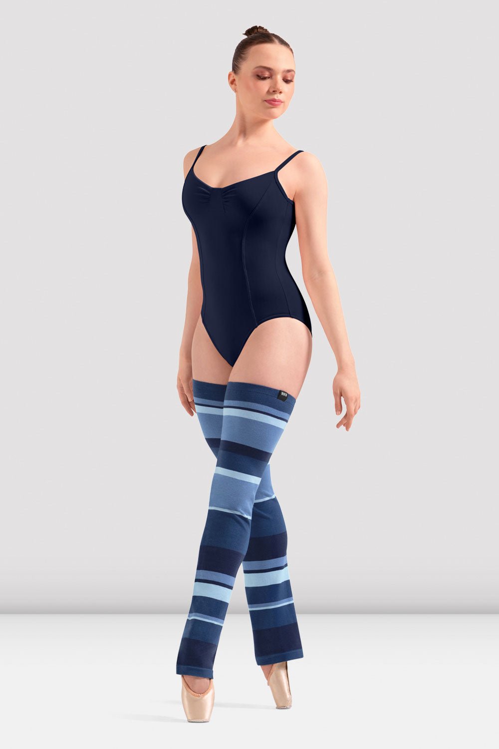 Bloch Striped Legwarmer - Blue - THE COLLECTIVE DANCEWEARBloch Striped Legwarmer - Bluemwarm upsTHE COLLECTIVE DANCEWEAR