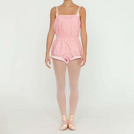 Bullet Pointe Micro Warm Up Romper - Pink - THE COLLECTIVE DANCEWEARBullet Pointe Micro Warm Up Romper - PinkmWARMUPSTHE COLLECTIVE DANCEWEAR