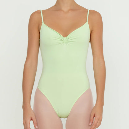 Bullet Pointe Pinch Front Camisole Leotard - Celery Mint Green - THE COLLECTIVE DANCEWEARBullet Pointe Pinch Front Camisole Leotard - Celery Mint GreenmLeotardTHE COLLECTIVE DANCEWEAR