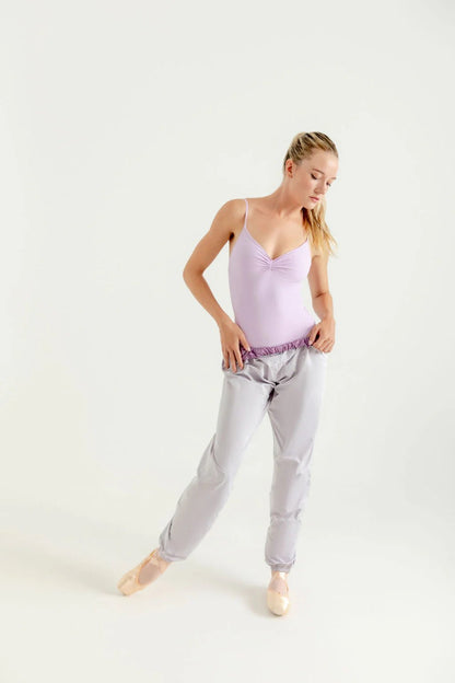 Bullet Pointe Pinch Front Camisole Leotard - Lavender Lilac - THE COLLECTIVE DANCEWEARBullet Pointe Pinch Front Camisole Leotard - Lavender LilacmLeotardTHE COLLECTIVE DANCEWEAR