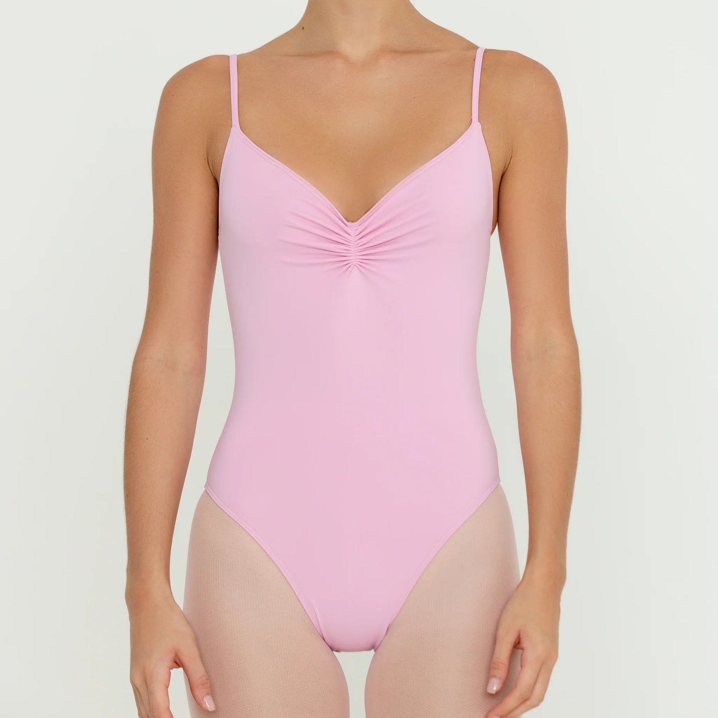 Bullet Pointe Pinch Front Camisole Leotard - Pink - THE COLLECTIVE DANCEWEARBullet Pointe Pinch Front Camisole Leotard - PinkmLeotardTHE COLLECTIVE DANCEWEAR