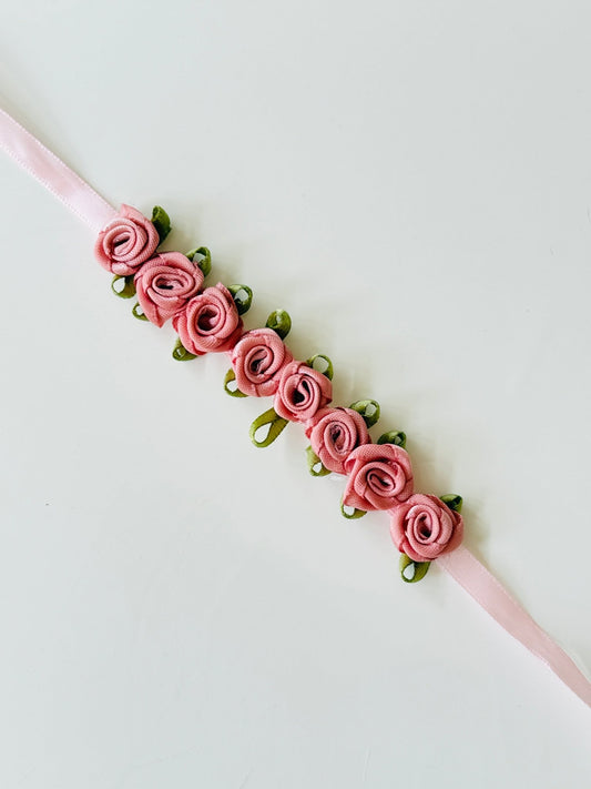 Bun Wrap - Antique Pink Roses Small - Collective DancewearBun Wrap - Antique Pink Roses SmallmBun wrapCollective Dancewear