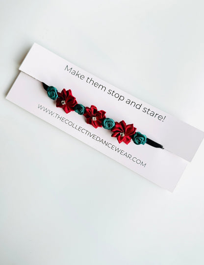 Bun Wrap - Christmas Sparkles - THE COLLECTIVE DANCEWEARBun Wrap - Christmas SparklesmBun wrapTHE COLLECTIVE DANCEWEAR