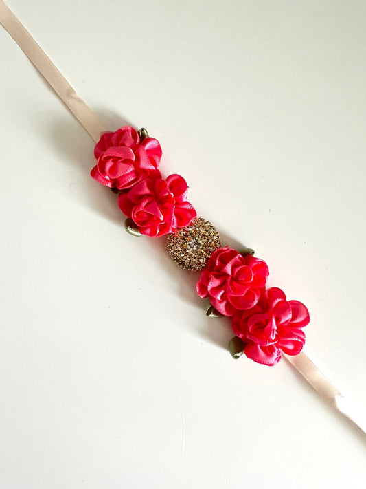 Bun Wrap - Coral Large Diamante - THE COLLECTIVE DANCEWEARBun Wrap - Coral Large DiamantemBun wrapTHE COLLECTIVE DANCEWEAR