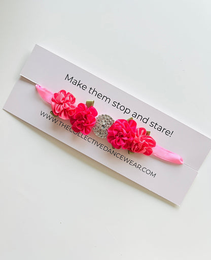 Bun Wrap - Corally Pink Large Diamante - THE COLLECTIVE DANCEWEARBun Wrap - Corally Pink Large Diamante#mBun wrapTHE COLLECTIVE DANCEWEAR
