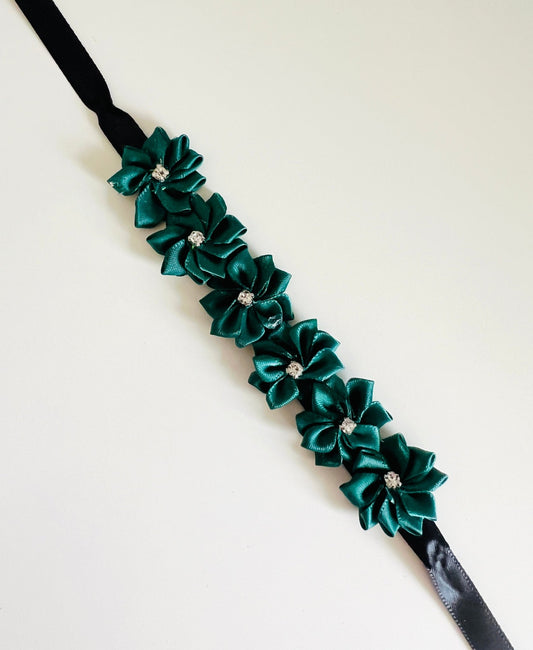 Bun Wrap - Forest Green Sparkles - THE COLLECTIVE DANCEWEARBun Wrap - Forest Green SparklesmBun wrapTHE COLLECTIVE DANCEWEAR