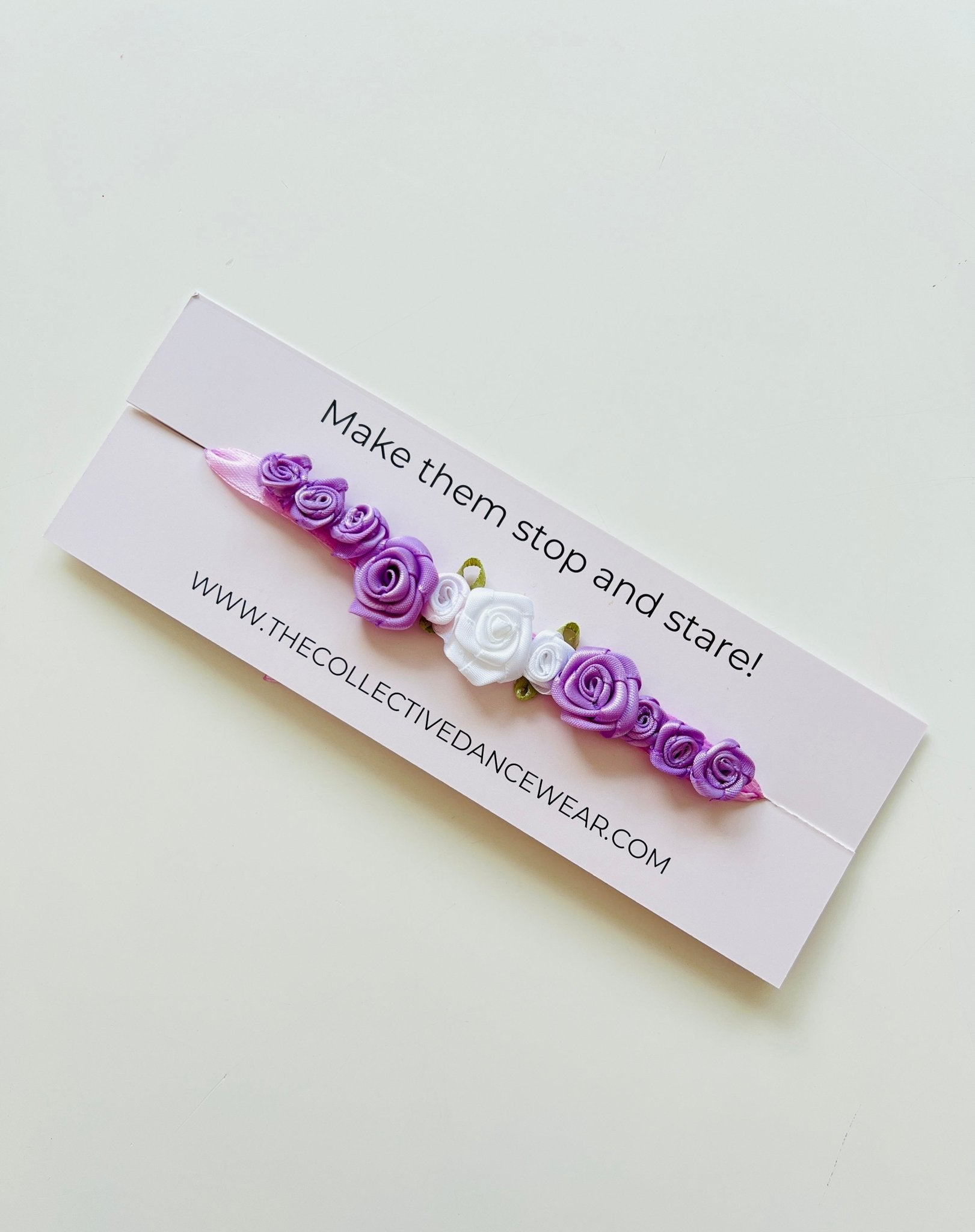 Bun Wrap - Lilac and White Roses - THE COLLECTIVE DANCEWEARBun Wrap - Lilac and White Roses#mBun wrapTHE COLLECTIVE DANCEWEAR