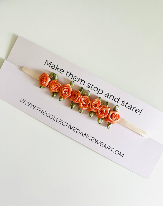Bun Wrap - Peachy Roses - THE COLLECTIVE DANCEWEARBun Wrap - Peachy RosesmBun wrapTHE COLLECTIVE DANCEWEAR