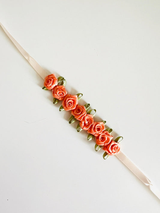 Bun Wrap - Peachy Roses - THE COLLECTIVE DANCEWEARBun Wrap - Peachy RosesmBun wrapTHE COLLECTIVE DANCEWEAR