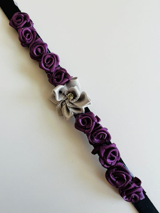 Bun Wrap - Purple Roses - THE COLLECTIVE DANCEWEARBun Wrap - Purple Roses#mBun wrapTHE COLLECTIVE DANCEWEAR