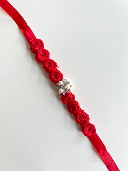 Bun Wrap - The Diamante Little Red - THE COLLECTIVE DANCEWEARBun Wrap - The Diamante Little RedmBun wrapTHE COLLECTIVE DANCEWEAR