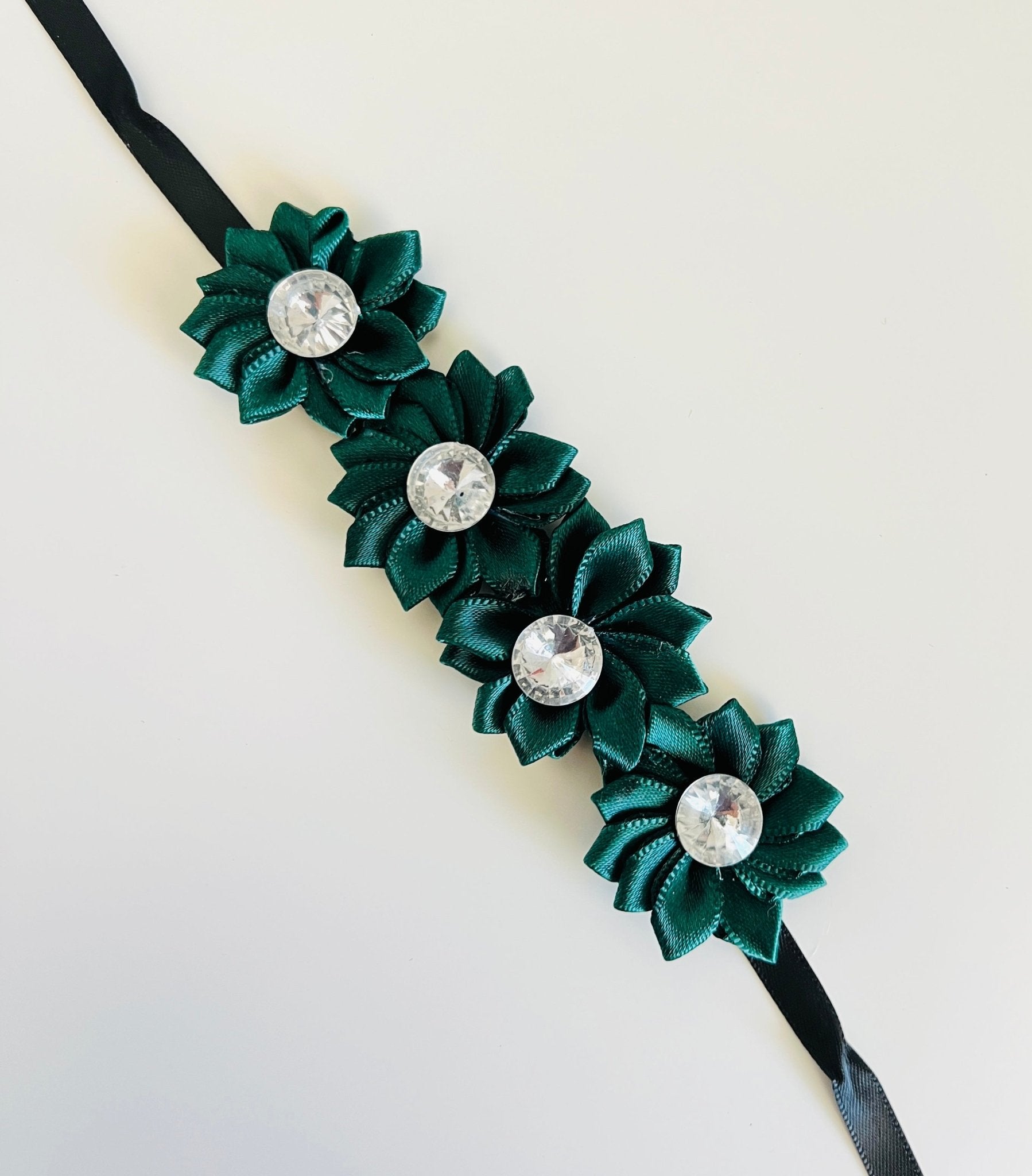 Bun Wrap - The Large Bling Rose - Dark Green - THE COLLECTIVE DANCEWEARBun Wrap - The Large Bling Rose - Dark GreenmBun wrapTHE COLLECTIVE DANCEWEAR