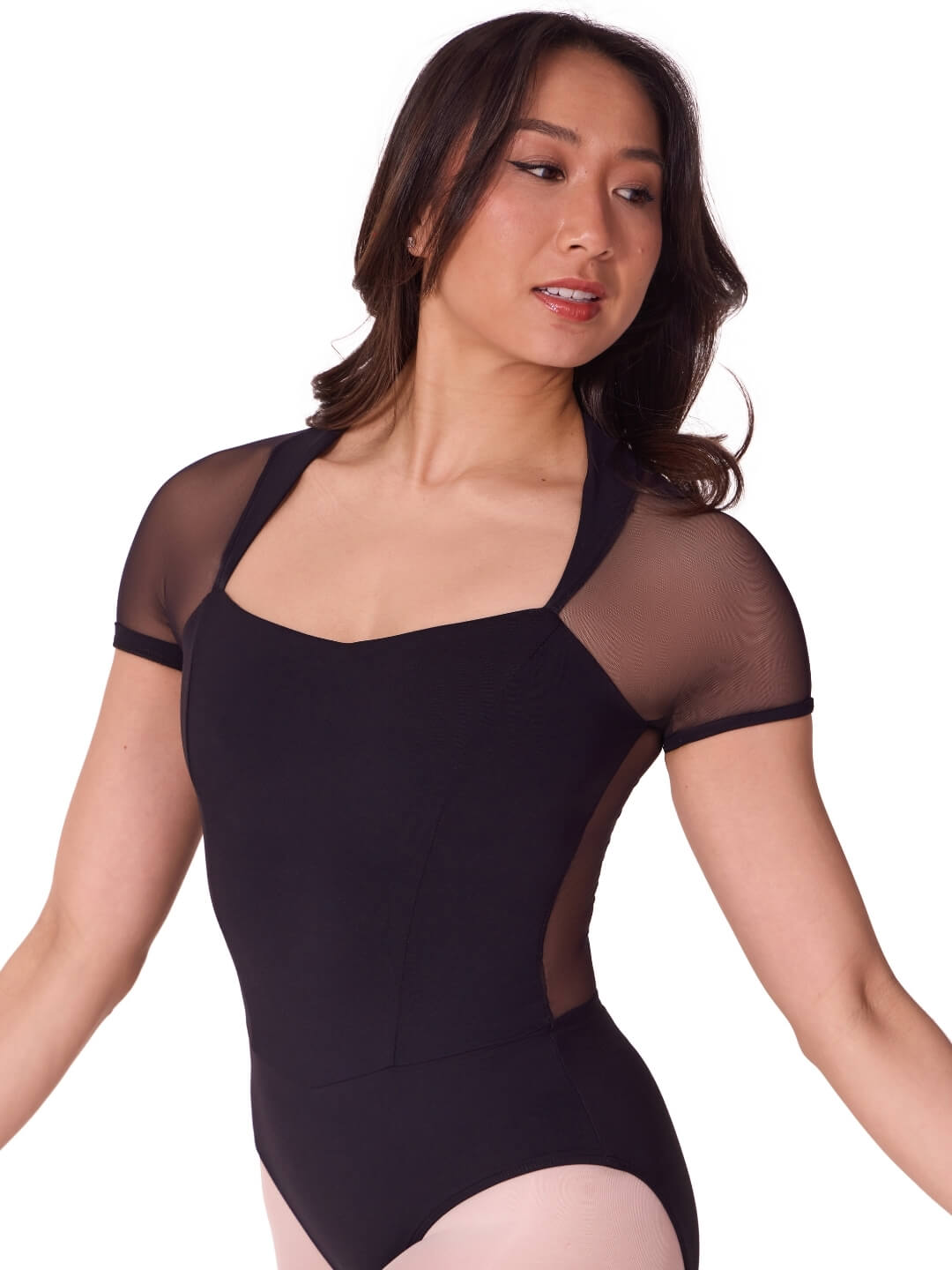 Caepzio Soft Elegance Corset Short Sleeve Leotard - THE COLLECTIVE DANCEWEARCaepzio Soft Elegance Corset Short Sleeve LeotardmLeotardTHE COLLECTIVE DANCEWEAR