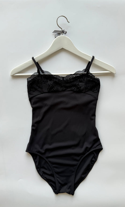Camisole Leotard With Flock Detail - THE COLLECTIVE DANCEWEARCamisole Leotard With Flock DetailmLeotardTHE COLLECTIVE DANCEWEAR