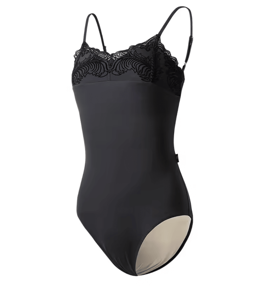 Camisole Leotard With Flock Detail - THE COLLECTIVE DANCEWEARCamisole Leotard With Flock DetailmLeotardTHE COLLECTIVE DANCEWEAR