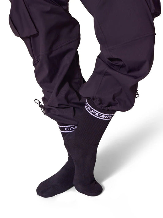 Capezio Varsity Crew Socks - Black - THE COLLECTIVE DANCEWEARCapezio Varsity Crew Socks - BlackmDANCE SOCKSTHE COLLECTIVE DANCEWEAR