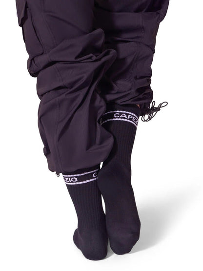 Capezio Varsity Crew Socks - Black - THE COLLECTIVE DANCEWEARCapezio Varsity Crew Socks - BlackmDANCE SOCKSTHE COLLECTIVE DANCEWEAR
