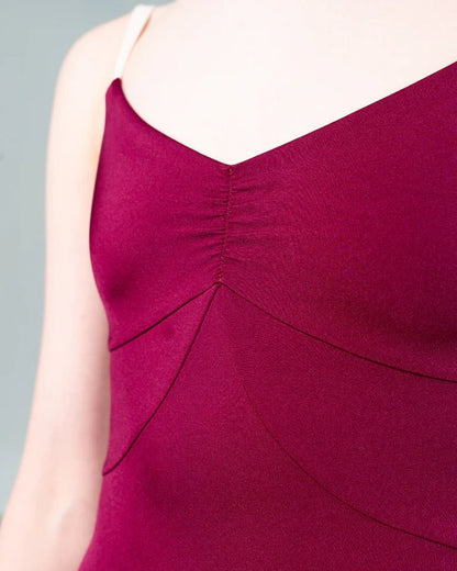 Claudia Dean Nela Camisole Leotard - Mulberry Gloss - THE COLLECTIVE DANCEWEARClaudia Dean Nela Camisole Leotard - Mulberry GlossmLeotardTHE COLLECTIVE DANCEWEAR