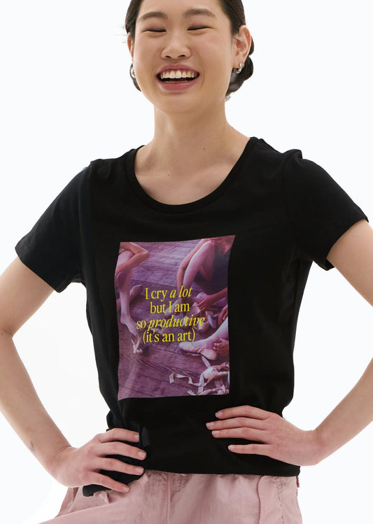 Cloud & VIctory I Cry Alot But I Am So Productive - Tee - THE COLLECTIVE DANCEWEARCloud & VIctory I Cry Alot But I Am So Productive - TeemTOPTHE COLLECTIVE DANCEWEAR