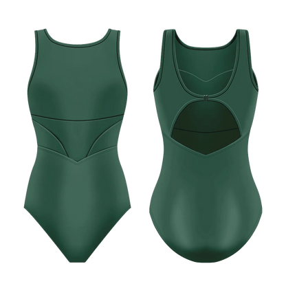 Danse de Paris Blisse Tank Leotard - Moss Green - THE COLLECTIVE DANCEWEARDanse de Paris Blisse Tank Leotard - Moss GreenmLeotardTHE COLLECTIVE DANCEWEAR