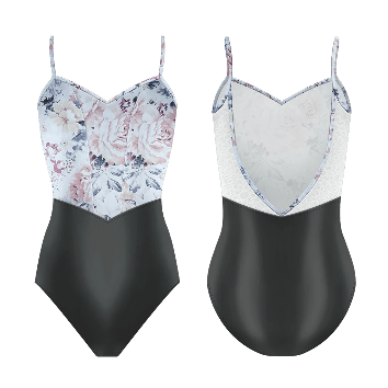 Danse de Paris Chanelle Ebony Abrielle Leotard - THE COLLECTIVE DANCEWEARDanse de Paris Chanelle Ebony Abrielle LeotardmLeotardTHE COLLECTIVE DANCEWEAR