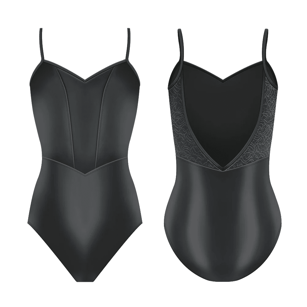 Danse de Paris Chanelle - Jet Black - Collective DancewearDanse de Paris Chanelle - Jet Black#mLeotardCollective Dancewear