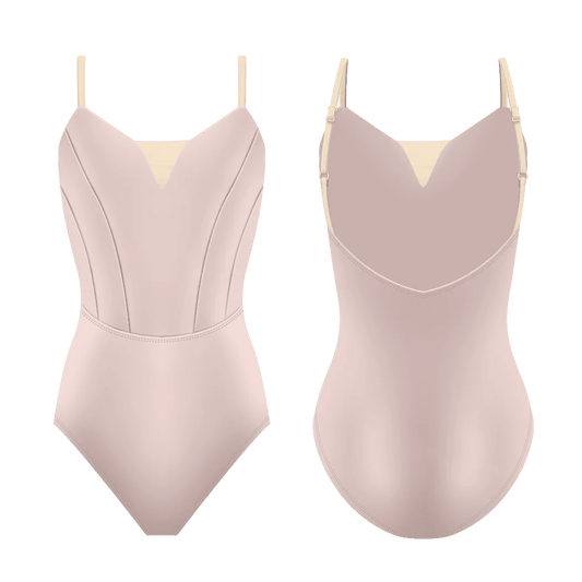 Danse de Paris Chloe Camisole Leotard - Blush - Collective DancewearDanse de Paris Chloe Camisole Leotard - Blush#mLeotardCollective Dancewear