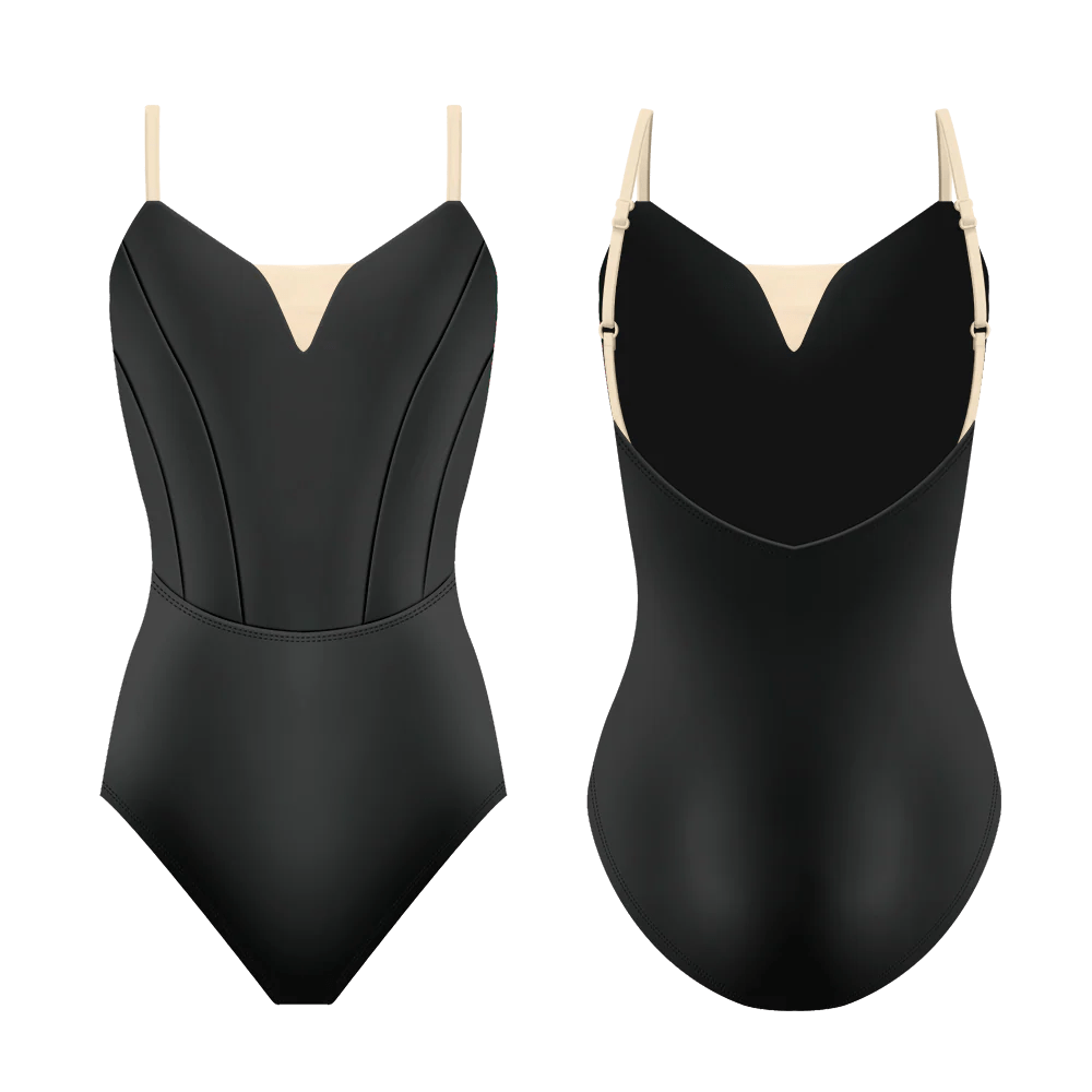 Danse de Paris Chloe Camisole Leotard - Ebony Black - THE COLLECTIVE DANCEWEARDanse de Paris Chloe Camisole Leotard - Ebony BlackmLeotardTHE COLLECTIVE DANCEWEAR