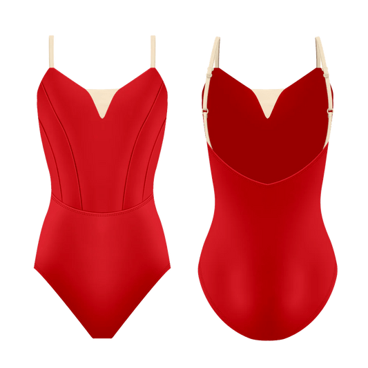 Danse de Paris Chloe Camisole Leotard - Red - THE COLLECTIVE DANCEWEARDanse de Paris Chloe Camisole Leotard - RedmLeotardTHE COLLECTIVE DANCEWEAR