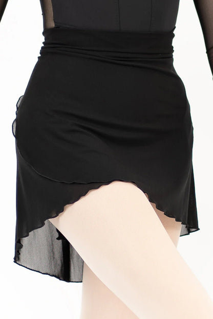 Danse de Paris Delphine Wrap Skirt - Jet Black - THE COLLECTIVE DANCEWEARDanse de Paris Delphine Wrap Skirt - Jet BlackmSKIRTTHE COLLECTIVE DANCEWEAR