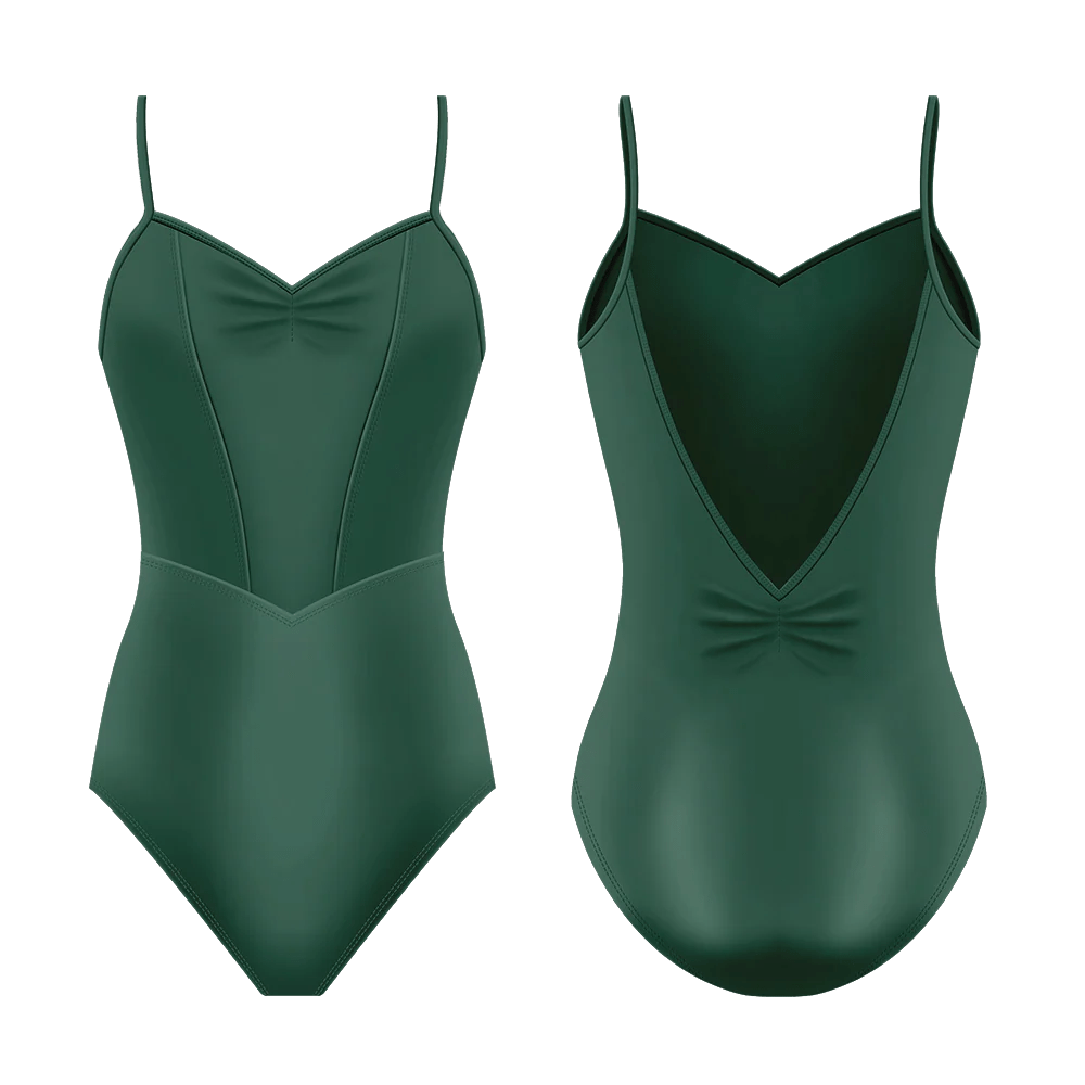 Danse de Paris Lou Lou Camisole Leotard - Moss Green - THE COLLECTIVE DANCEWEARDanse de Paris Lou Lou Camisole Leotard - Moss GreenmLeotardTHE COLLECTIVE DANCEWEAR