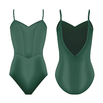 Danse de Paris Nikita Camisole Leotard - Moss Green - THE COLLECTIVE DANCEWEARDanse de Paris Nikita Camisole Leotard - Moss GreenmLeotardTHE COLLECTIVE DANCEWEAR