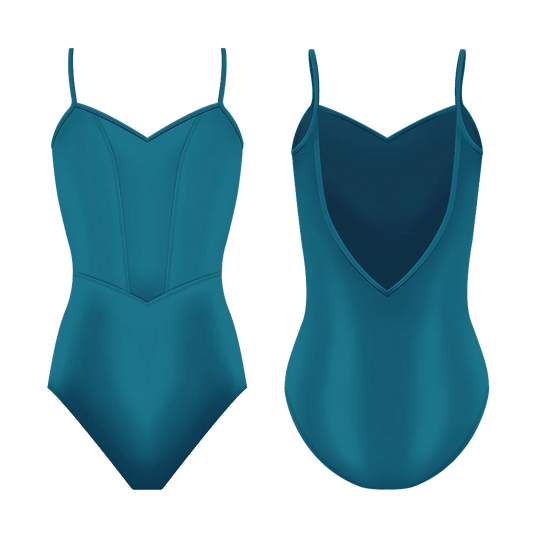 Danse de Paris Nikita Camisole Leotard - Teal - THE COLLECTIVE DANCEWEARDanse de Paris Nikita Camisole Leotard - TealmLeotardTHE COLLECTIVE DANCEWEAR