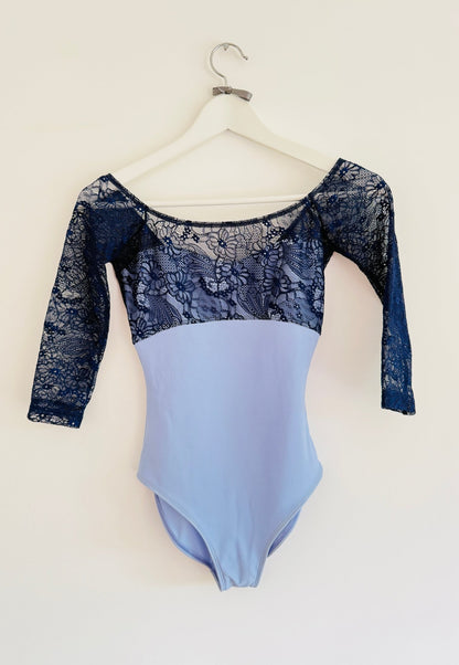Dellalo Milano Afrodite Blue - Collective DancewearDellalo Milano Afrodite BluemLeotardCollective Dancewear