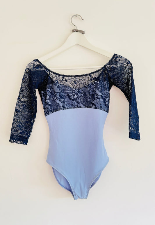Dellalo Milano Afrodite Blue - Collective DancewearDellalo Milano Afrodite BluemLeotardCollective Dancewear