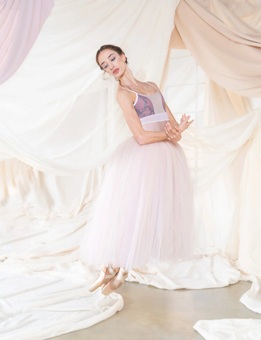 Dellalo Milano Brigid CL Camisole Leotard 2026 - Rose - THE COLLECTIVE DANCEWEARDellalo Milano Brigid CL Camisole Leotard 2026 - RosemLeotardTHE COLLECTIVE DANCEWEAR