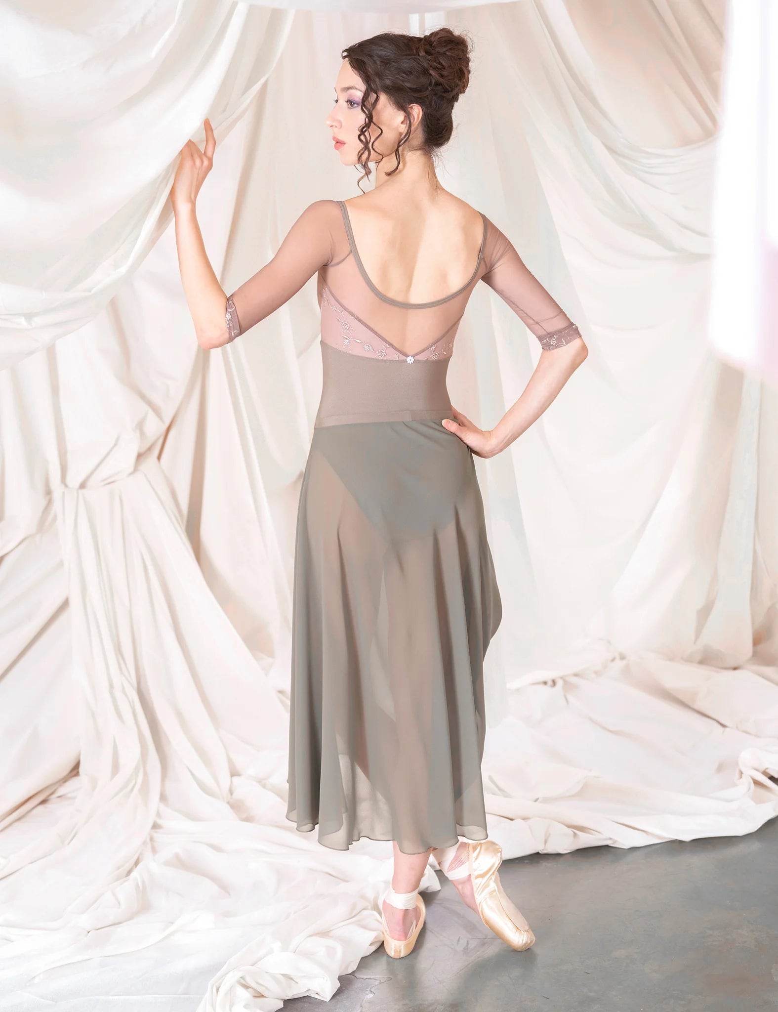 Dellalo Milano Mania 3/4 Length Sleeve Leotard CL 2026 - Planet - THE COLLECTIVE DANCEWEARDellalo Milano Mania 3/4 Length Sleeve Leotard CL 2026 - PlanetmLeotardTHE COLLECTIVE DANCEWEAR